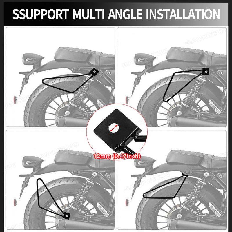 Universal Saddlebag Mount Bracket Motorcycle Accessories Bag Saddlebag Mount Brackets For KTM HONDA YAMAHA KAWASAKI Motocross