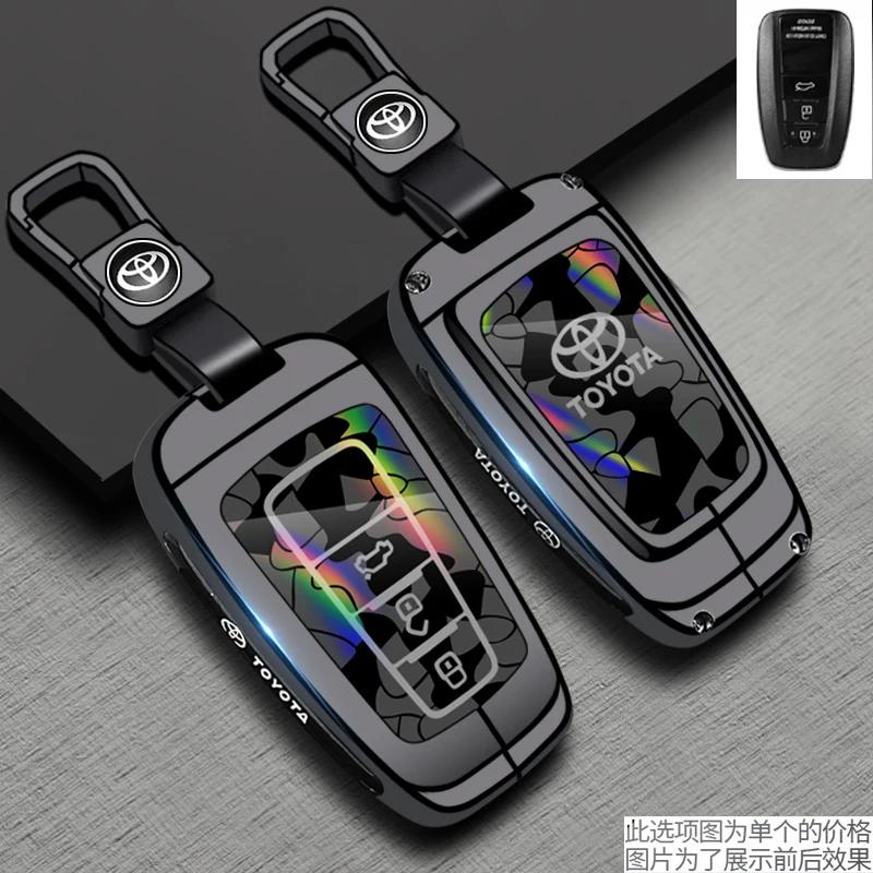Car Remote Key Case Cover Shell For Toyota Corolla Prius Camry CHR C-HR RAV4 Altis Land Cruiser Prado Protector Keyless