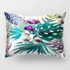 30x50cm Tropical Plant Polyester Pillow Cases Sofa Chair Living Room Home Decoration Green Leaves Plant Sunflower Pillowcase