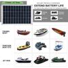 100W 18V/5V Boat Charger Outdoor Battery Supply Solar Panel Kit Solar Cell USB Solar Panel with Controller For Car Yacht Battery