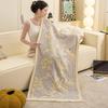Tassel Cotton Cotton Jacquard Four-Layer Washable Multi-functional Bath Towel Household Dormitory Bath Towel