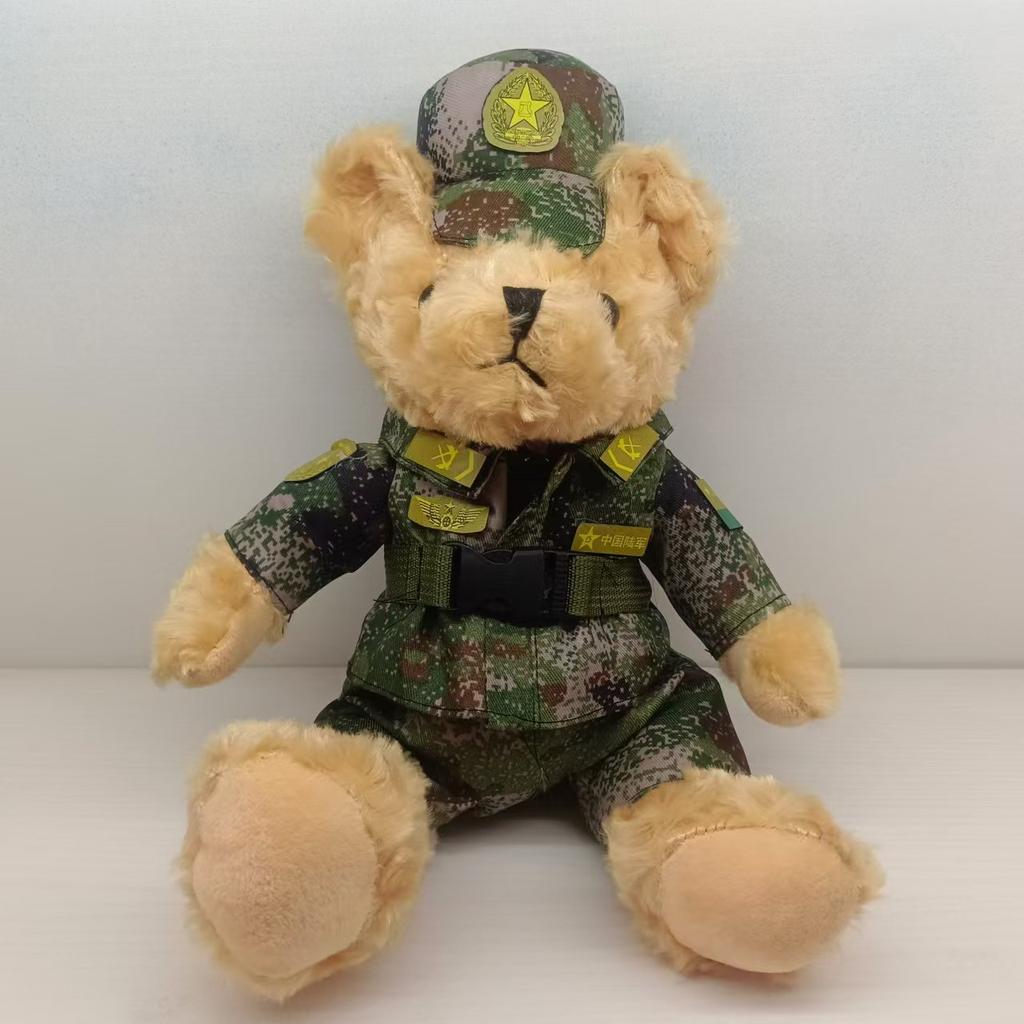 Poliția rutieră urs păpușă jucărie de pluș urs polițist urs locomotivă urs călăreț de fier ursuleț de pluș păpușă cadou