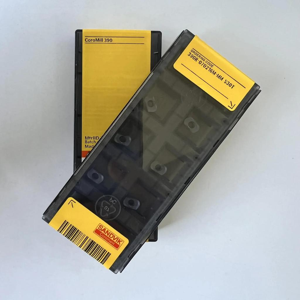 Original Sandvik / 390R-070216M-MM S30T / CNC lathe carbide blade 10 PCS