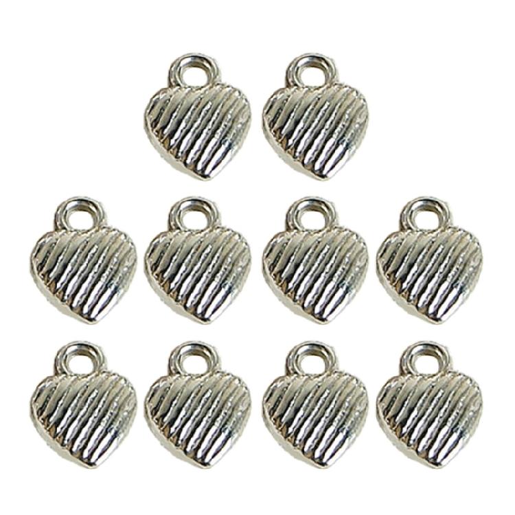

Heart Bowknot Charm Pendants for DIY Bracelet Necklace Jewelry Making Findings 1