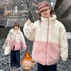 2025 Girls' Reversible Winter Down Coat – Thickened, Stylish Outerwear for Big Kids