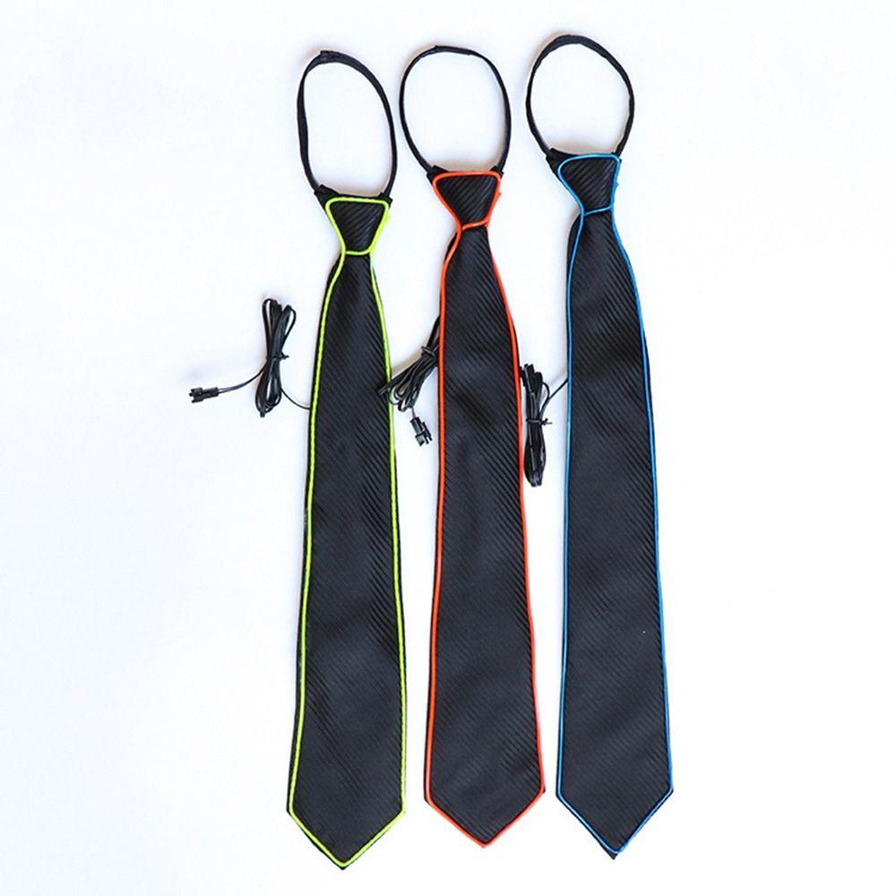 Fashion For Women Business Wedding Suits Party For Men Glowing Tie Neck Ties LED Tie Luminous Tie