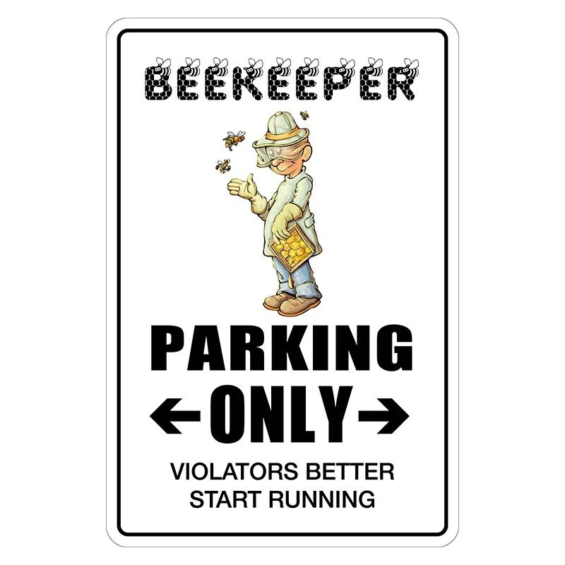 Var Glad Metallplåtskylt Solskenshonungsbi Biodlare Sloganer Retro Vintage Plåtdekoration Väggdekoration Poster