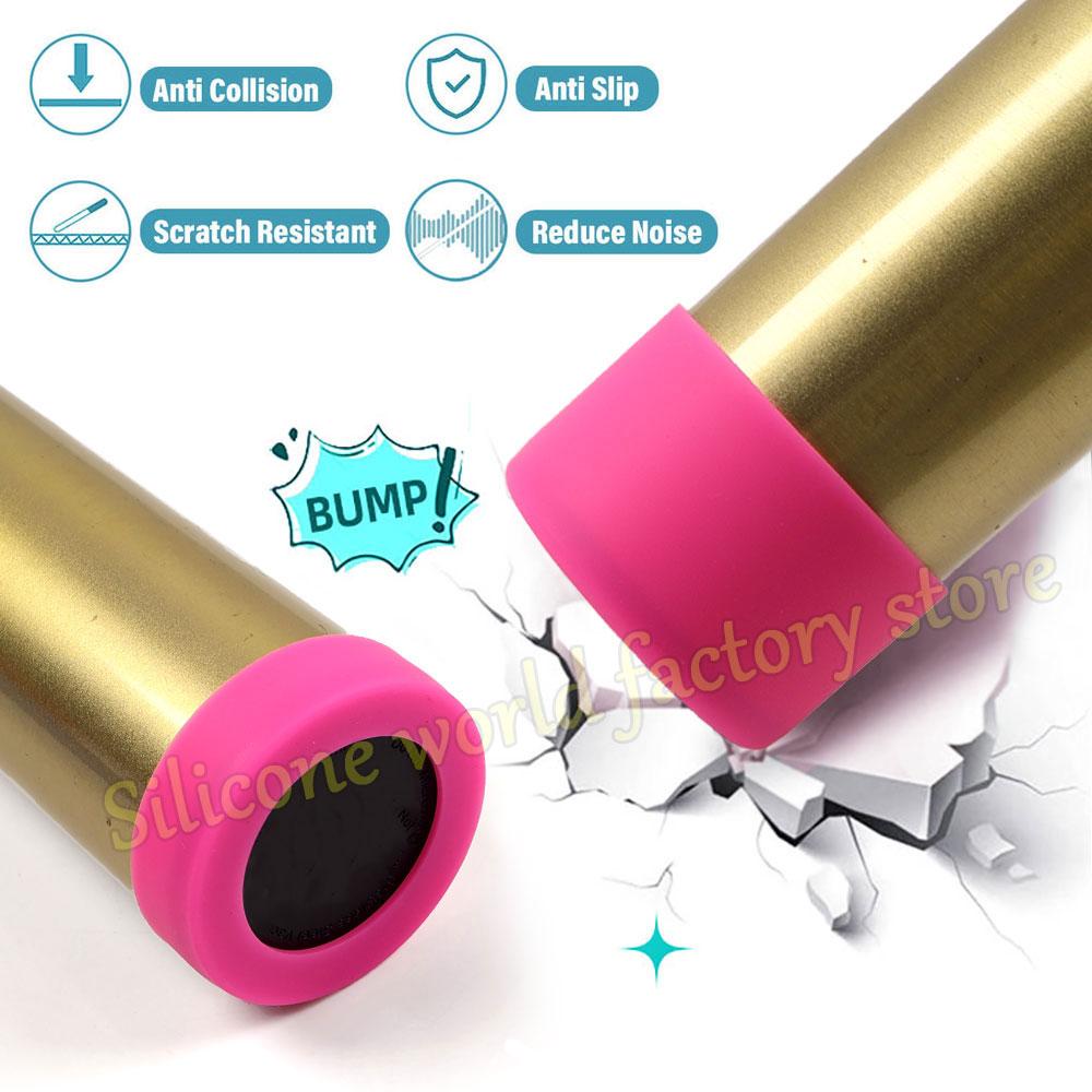 SW 2PCS/Set 7.0CM Silicone Cup Boot Sleeve AntiSlip Cup Bottom Cover 70MM Water Bottle Covers Sheath Insulation Coaster Sleeve