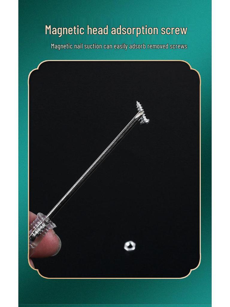 Clear Handle 3MM Mini Crystal Screwdriver - Cross and Flathead