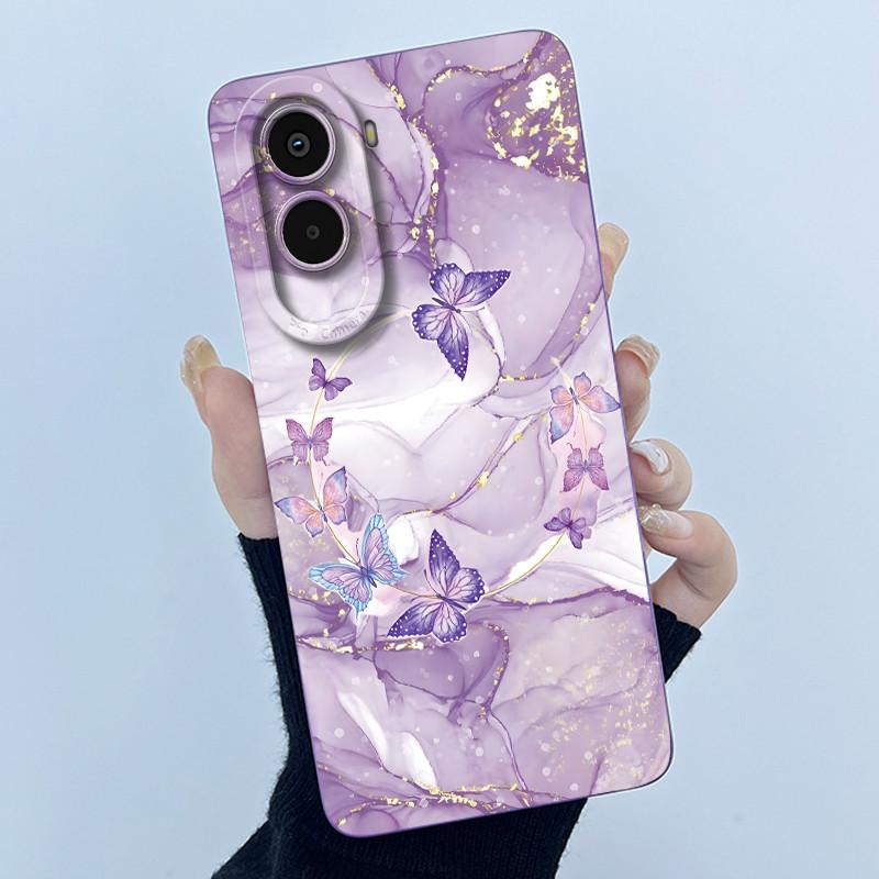 Case For Xiaomi Poco M7 4G Cute Panda Sweet Girls Cats Silicone Soft Back Cover For XiaomiPocoM7 4G Bumper Protective Casing