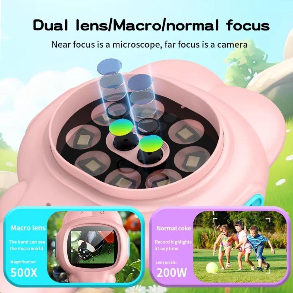 With Silicone Case Handheld Digital Microscope HD Mini Portable Microscope for 500mAh Laboratory