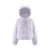 Allely Sweet Detachable Hooded Short Down Jacket