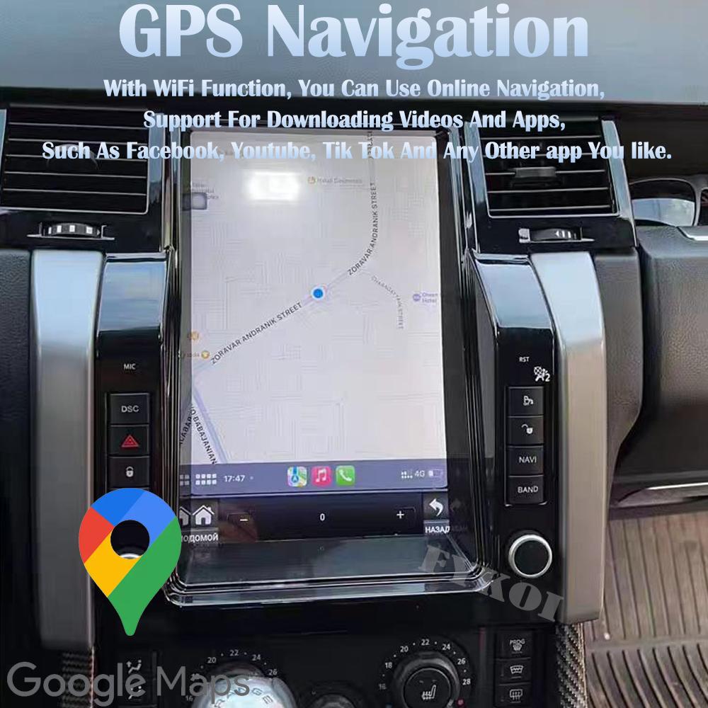 Android15 For Land Range Rover Sport 2005-2009 Car Radio Automobile Multimedia Car Play Auto Bluetooth Stereo GPS 5G Tesla Style Z6