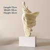 High-end Sculpture Cream Wind Figure Art for Home Decorations, Creative Simulation Resin Gift, Office and Study Living Room, 1Pc