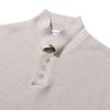 LEDEPT Cashmere Blend Hacci Button Collar Knit [Beige]