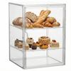 Stackable Acrylic Storage Box Adjustable Plastic Cosmetics Shelf Large Capacity Figurines Display Case for Home Office