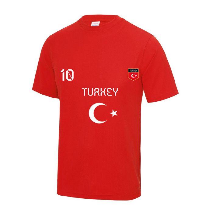 Tee shirt Foot Turquie homme - M - Rouge