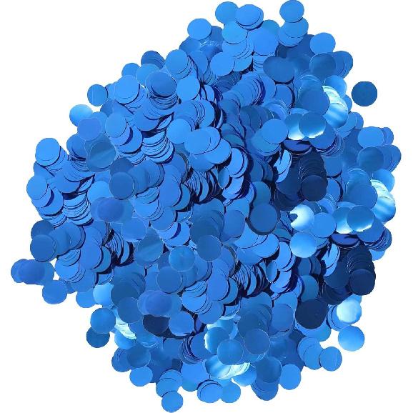 Rainbow Metallic Foil Confetti 8000 Pcs Multicolor Shiny Round Table Confetti for Fill Balloon Wedding Graduation Party Decorations,60g of pack