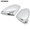 Rearview Side View Mirror Cover Trim For Volkswagen VW Touran 2016-   2024 Chrome Protector Accessories Car Styling