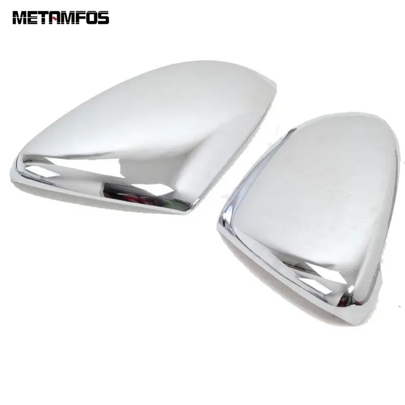 Rearview Side View Mirror Cover Trim For Volkswagen VW Touran 2016-   2024 Chrome Protector Accessories Car Styling