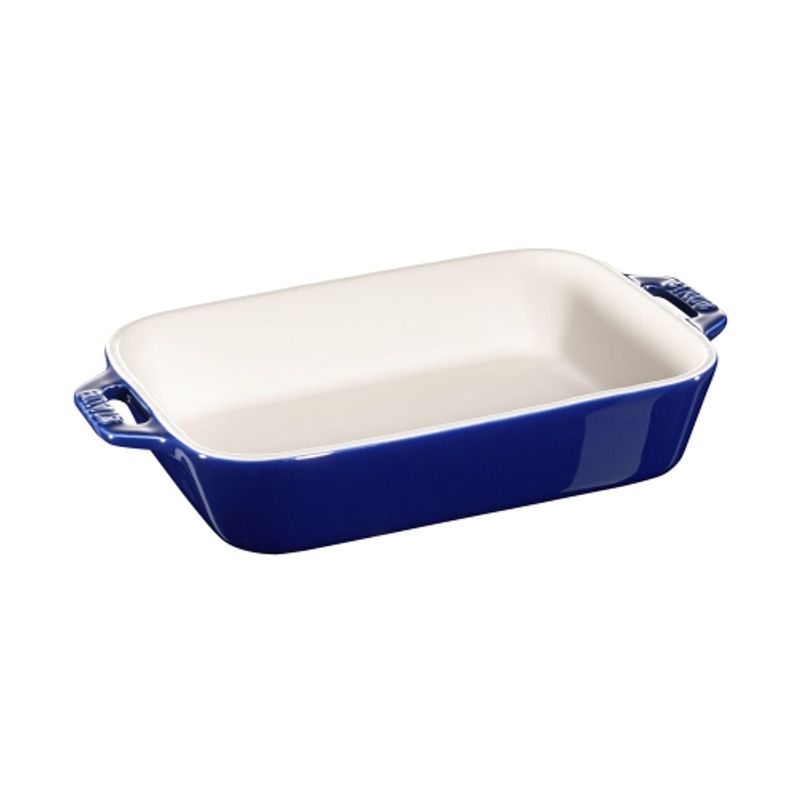 Staub Ceramic Casserole 20cmx16cm (Deep Blue)