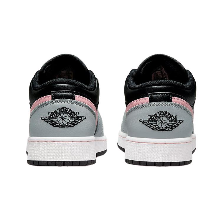 Jordan 1 Niskie 'Black Grey Pink' GS 553560-062