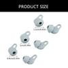 Replacement Silicone Ear Tips In Ear Headphones, Soft Comfortable Earbud Covers Enhancing Sound Isolation for Freelace 2