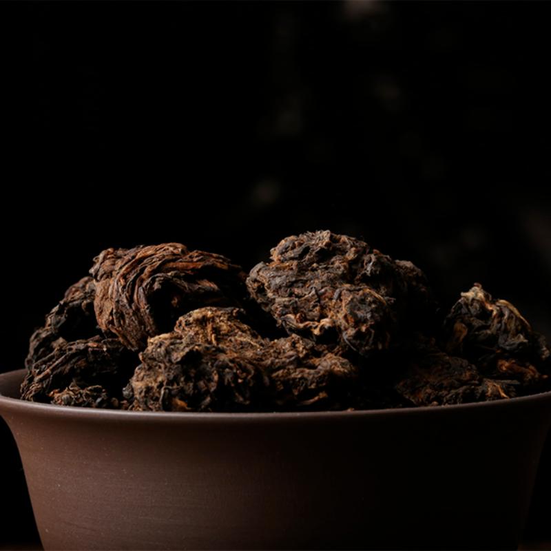 LAO CHA TOU * 2022 Ba Jiao Ting Pu-erh Pu'er 5 Yaşında Puer Çayı 400g Olgun Cha