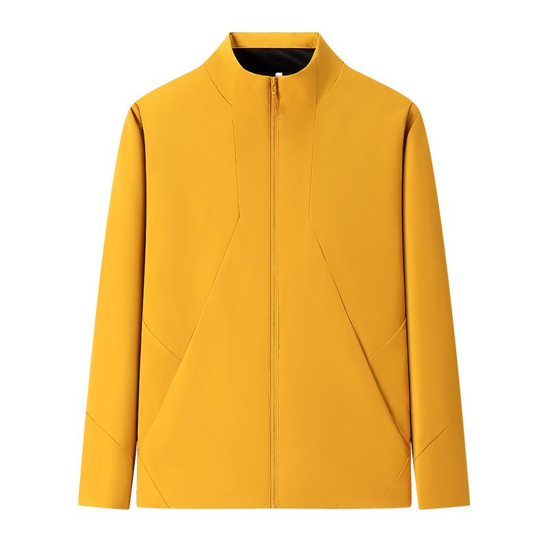 Casual Versatile Stand Up Collar Jacket for Men, Fashionable Three-dimensional Hooded Outdoor Windproof Sports Jacket