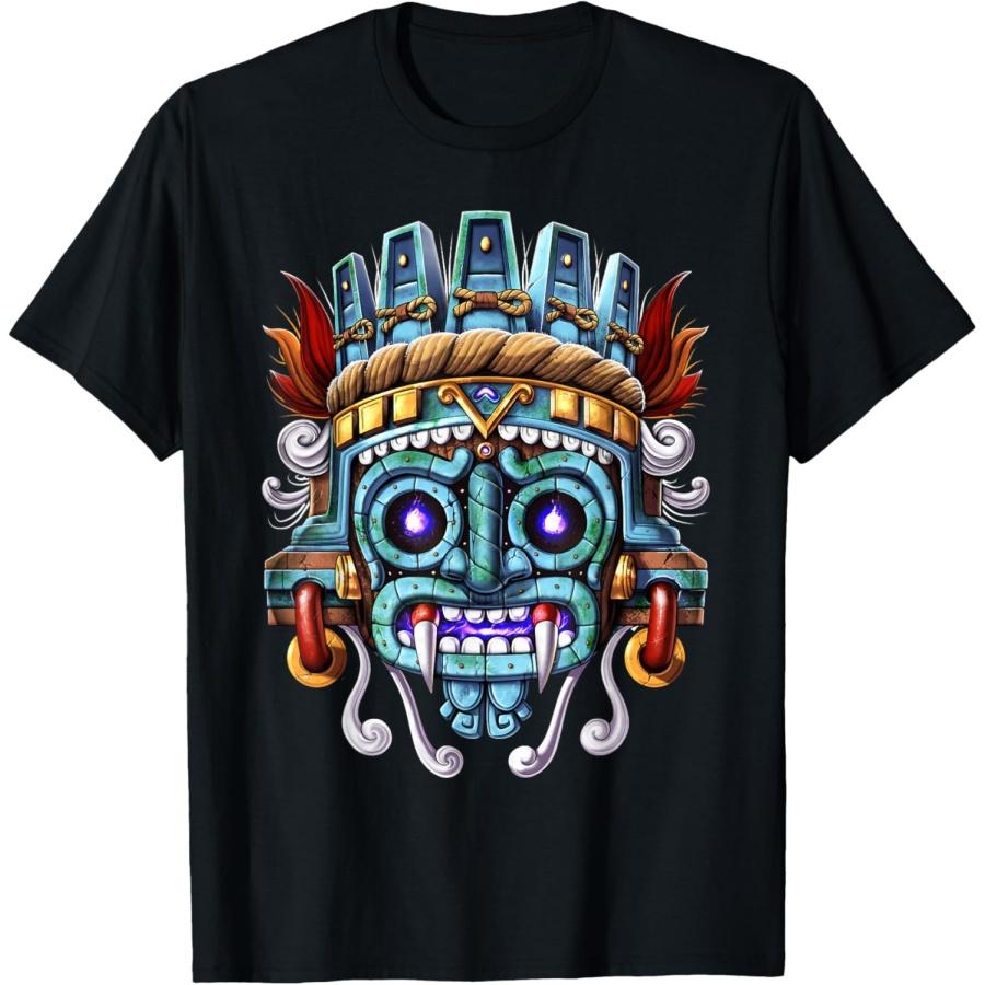 Aztec God Tlaloc Mayan Mythology Deity Mexican T-Shirt XXXXXL чёрный