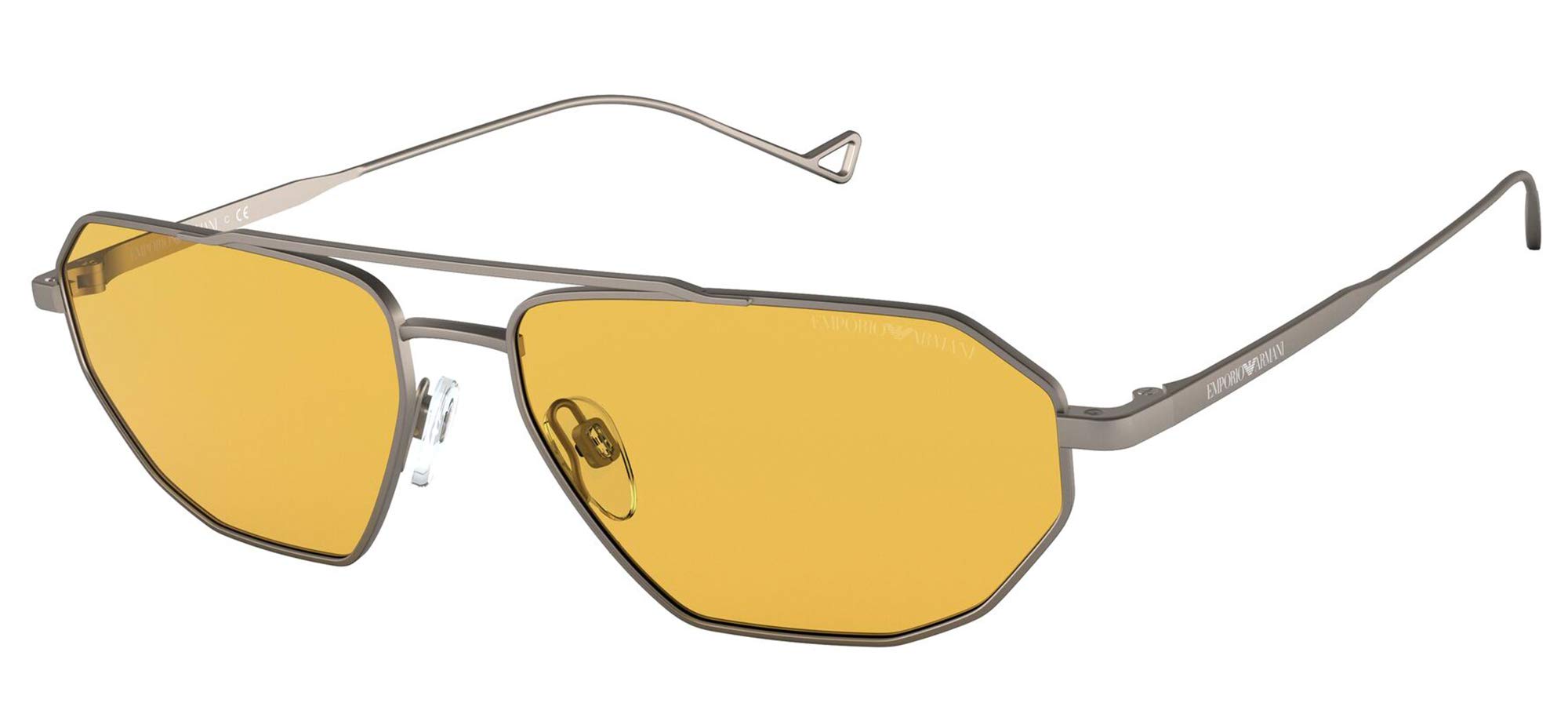 

Солнцезащитные очки EA2113 MATTE LENS 58 [Emporio Armani] мужские GUNMETAL/ЖЕЛТЫЙ
