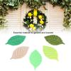 150Pcs DIY Ribbon Artificial Leaves Decor Simulation Tree Leaf Decoration Accessory for Garland