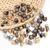 30-100pcs/lot CCB Tassel Caps Beads KC Gold Leather Rope End Tip Cap Beads For DIY Handmade Bracelet Necklace Making Accessories