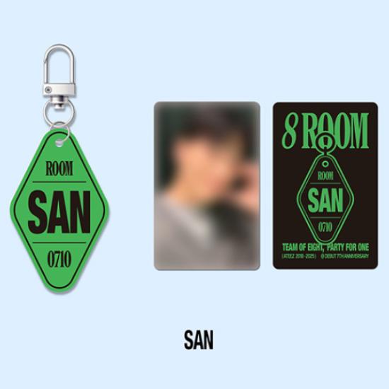 Pre-order ATEEZ 7th Anniversary POP-UP 8ROOM Key Ring