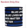 Thin 1 Blue Line Bracelet Lives Matter Wristband Support Decoration Accessories