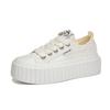 Little White Shoes Women's 2025 Summer New Mesh Breathable Muffin Shoes Casual Versatile Board Shoes Fashion Women's Shoes