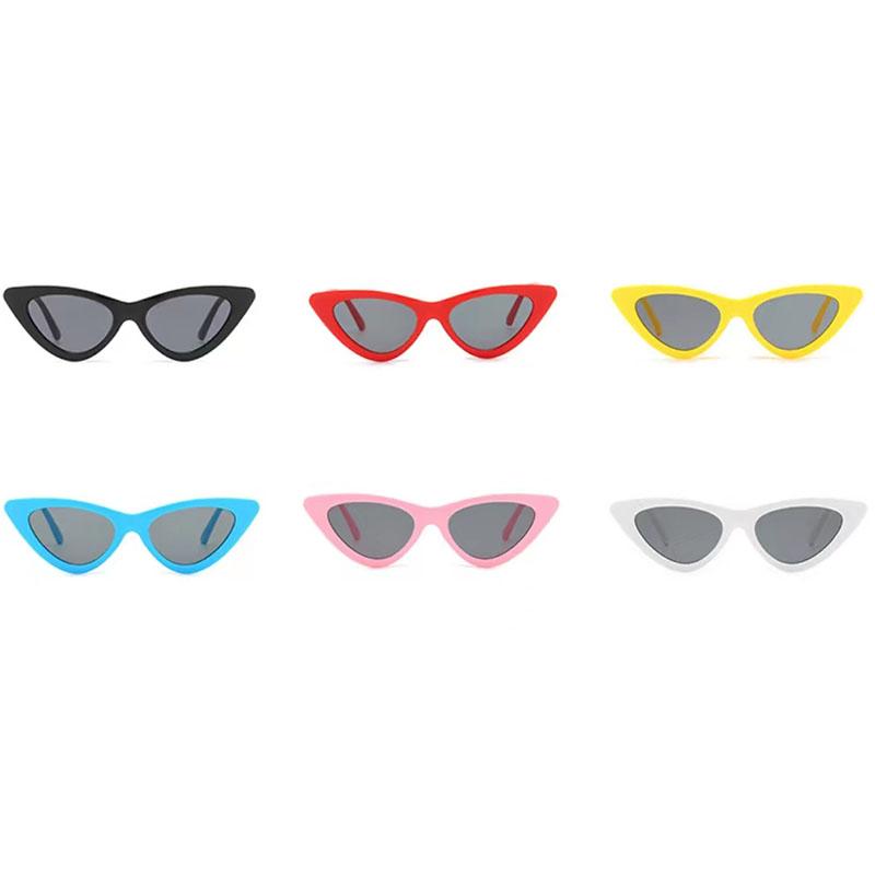 Vintage Triangle Cat's Eye Sunglasses Women's Brand Designer Fashion Sun Glasses Lady Outdoor Hip-hop Eyewear UV400
