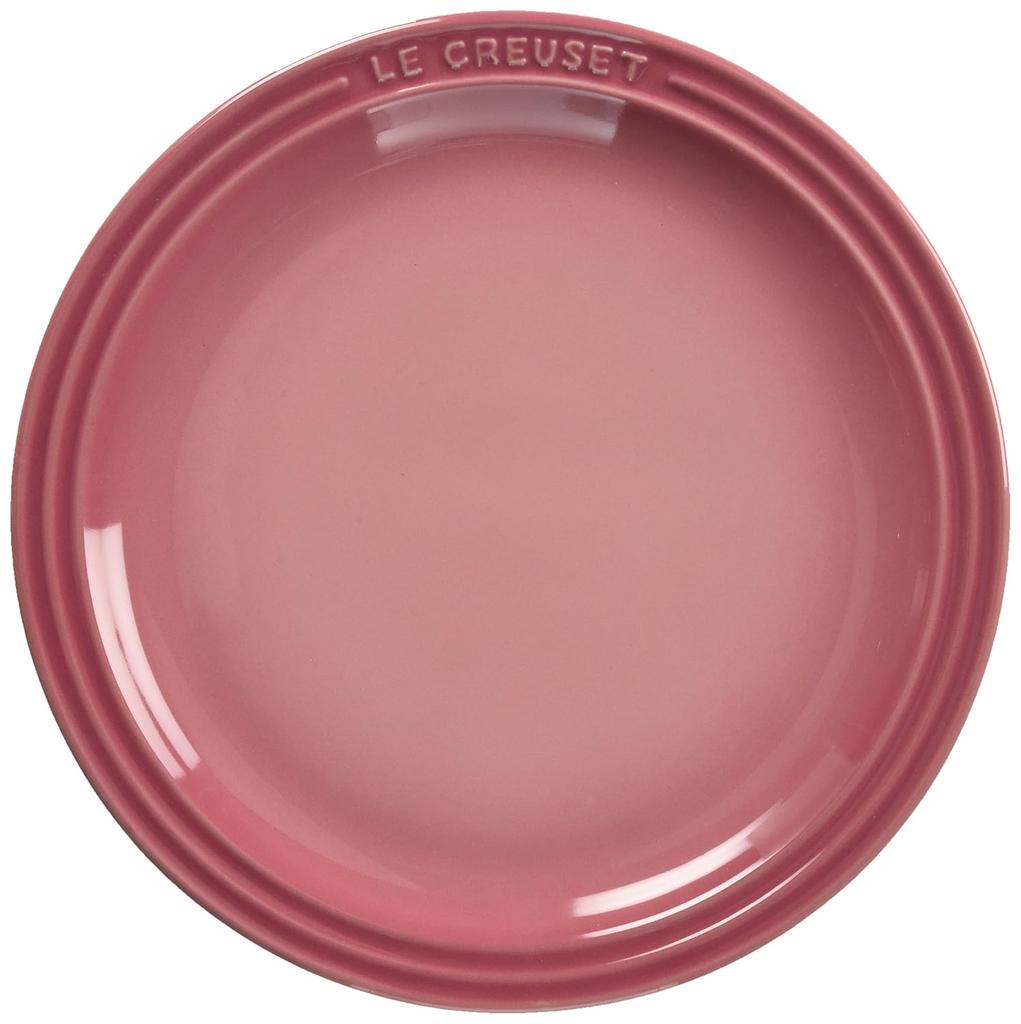 Le Creuset Round Plate 23 Cm Rose Quartz Heat Resistant Cold Microwave Oven Compatible Dish Japan Official Product