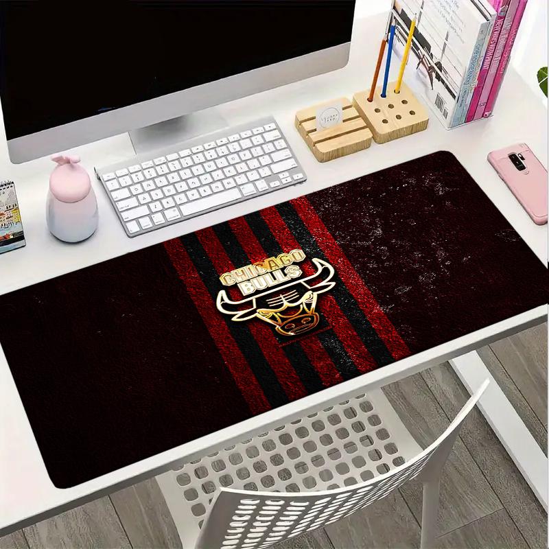 Chicago-Bulls Logo Mouse pad, Gaming Mouse Pad, keyboard pad, Desk Decor for computer notebook Fan Gift Birthday Gift