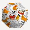 1pc Dogs, Puppies Open/Close Folding Umbrella, All- Portable Umbrella for & Men, Stylish Accessory (Holiday Gift) 8-Rib yy251213115