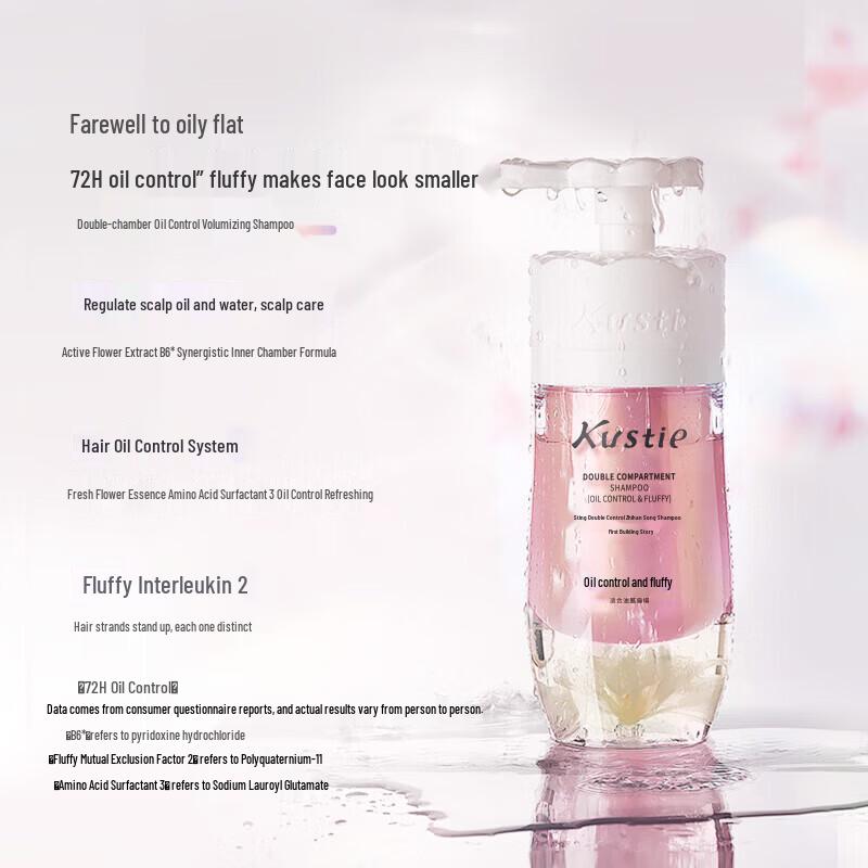 Kustie Dual-Chamber Cherry Blossom Shampoo