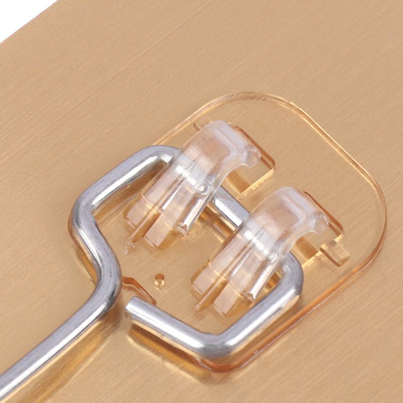 10Pcs Large Hooks Heavy Duty Waterproof Adhesive Wall Hooks Nail-Free Waterproof Wall Hooks For Kitchen Bathroom