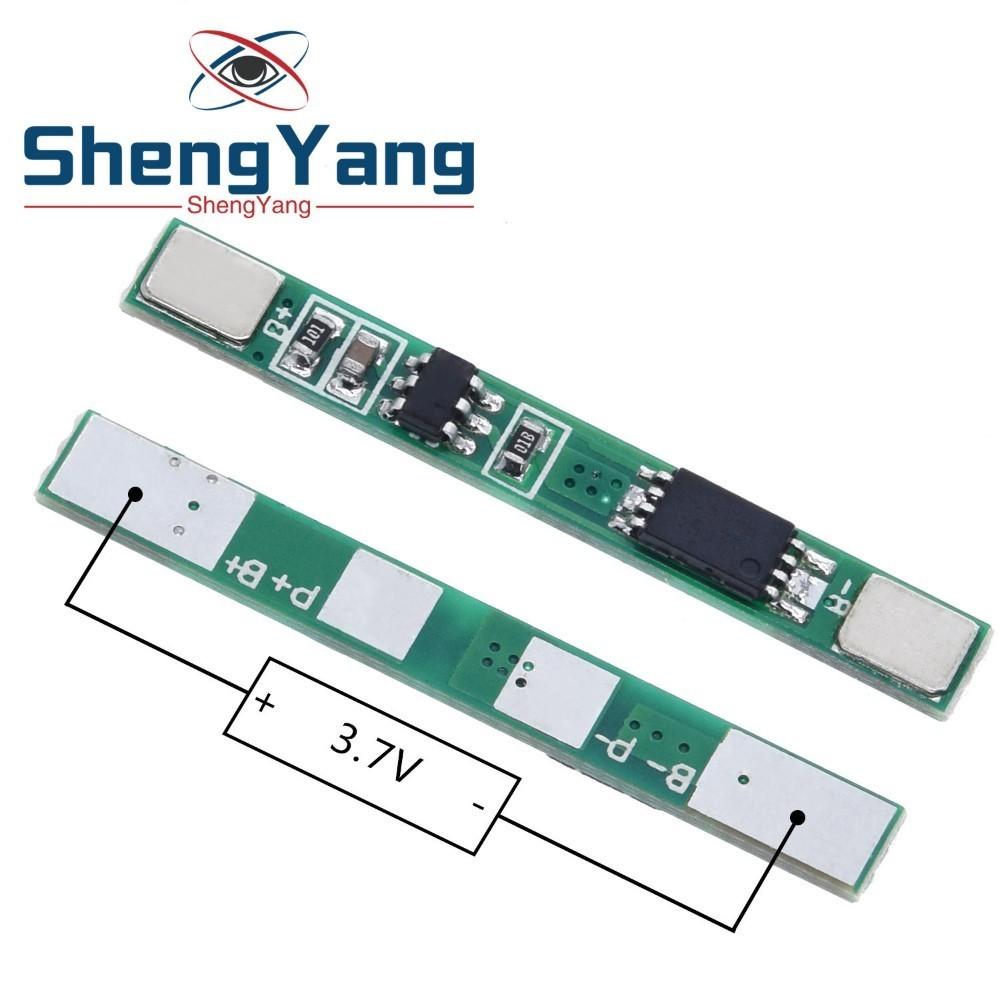 TZT 1PCS/5PCS/10PCS/LOT 1S 3.7V 3A li-ion BMS PCM battery protection board pcm for 18650 lithium ion li battery