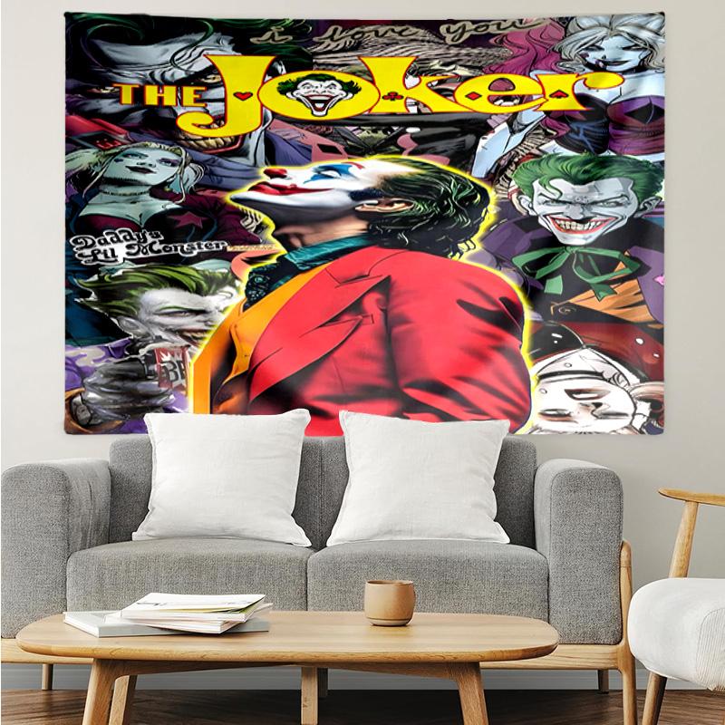 Jo-ker's Dark Saga Quick-Dry Tapestry Hanging for Bedroom,Livingroom, Playroom,Decor Art Room Wall Tapestry Holiday and Birthday Gifts