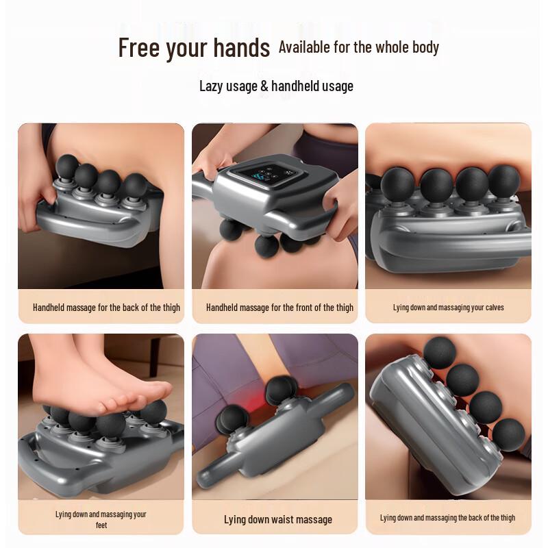 Enlong 8-Head Deep Tissue Fascia Massager