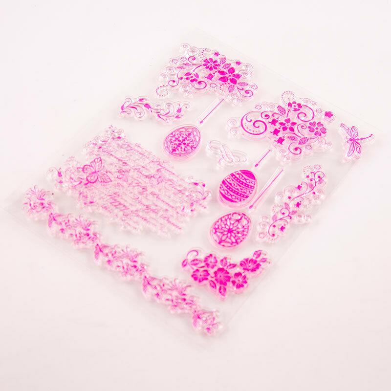 Merry Christmas Transparent Silicone Clear Stamps for Seal DIY Scrapbooking Album Paper Card Stamp Lantern Flower Lace