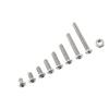 M2.5 A2 Stainless Steel Hex Socket Screws   With Hex Nuts Assortment Fasteners(  Head)
