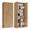 Office Shelf OLIV 2D 2 Doors For Office For Living Room Office ARTISAN OAK