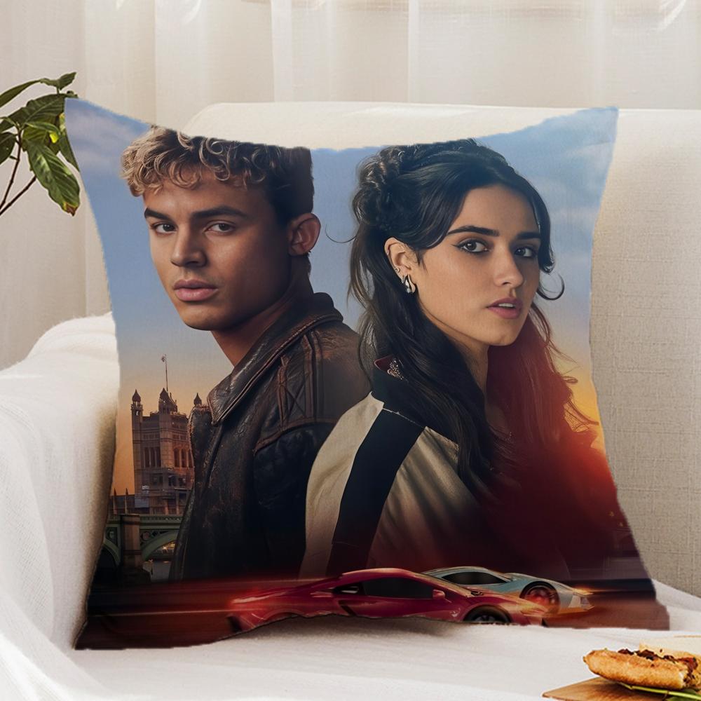M-My Fault C-Culpa Mia Movie Cushion Cover Premium Comfort Reversible Pillow Cover - Dual - Use Design for Home & Car
