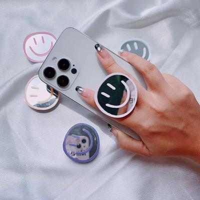 Support de téléphone pliable et miroir Smiley